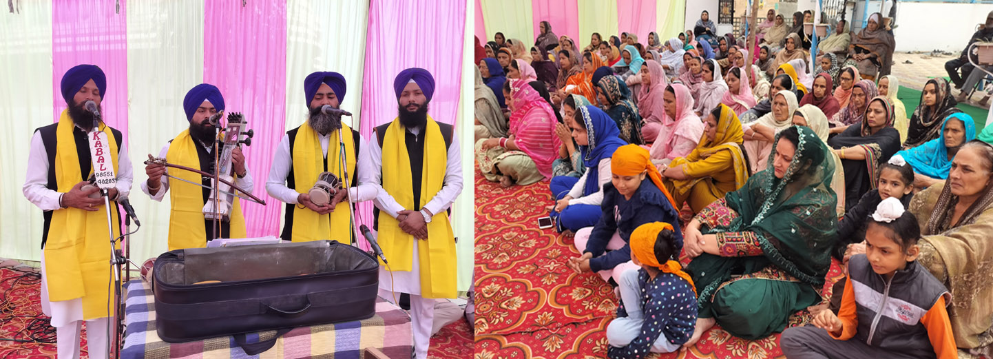 ਪਿੰਡ ਮੁਬਾਰਕਪੁਰ ਵਿਖੇ ਸ੍ਰੀ ਗੁਰੂ ਨਾਨਕ ਦੇਵ ਜੀ ਦਾ ਪ੍ਰਕਾਸ਼ ਪੁਰਬ ਮਨਾਇਆ ।